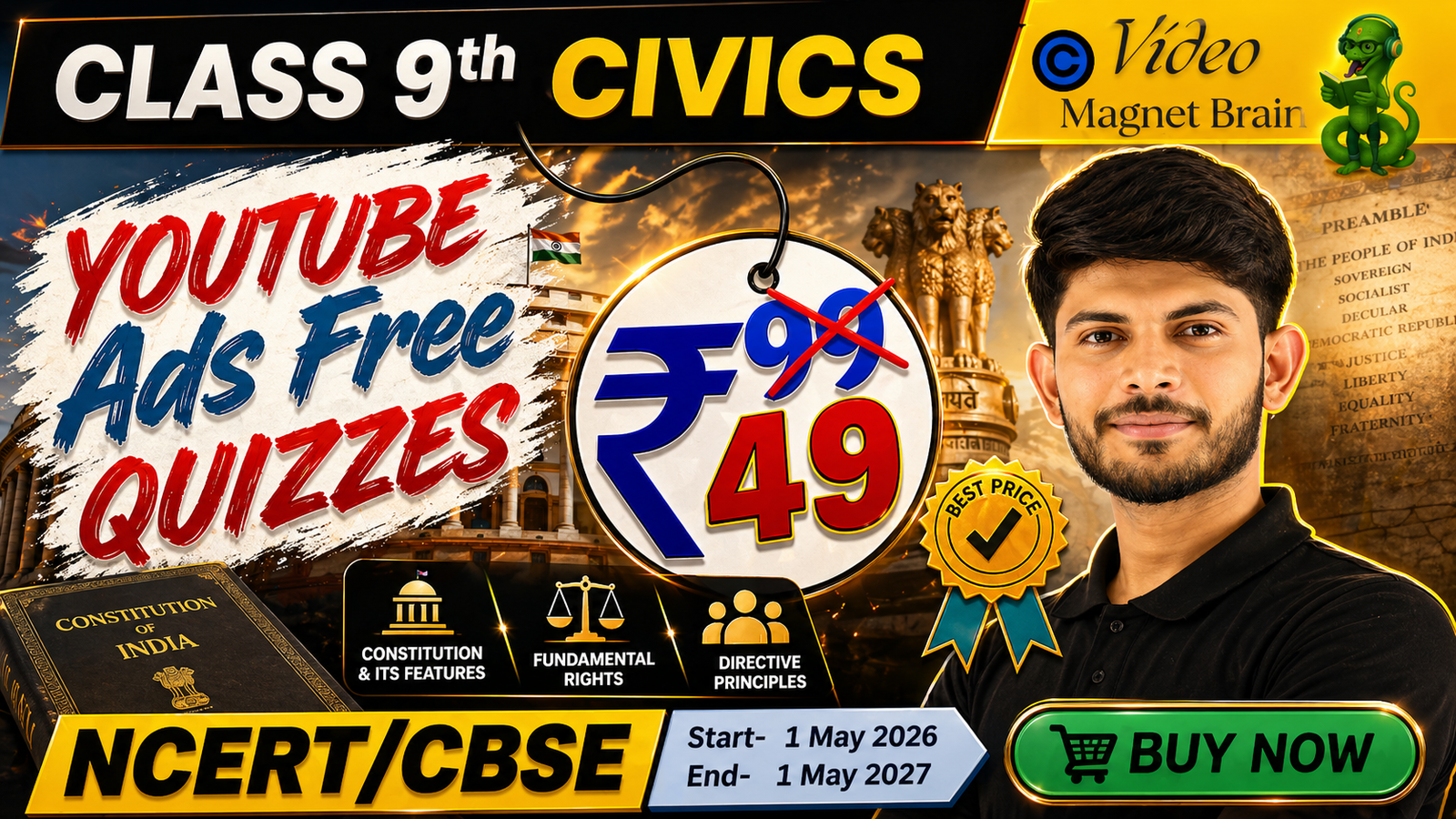 Class 9 Civics | CBSE | Magnet Brain |
