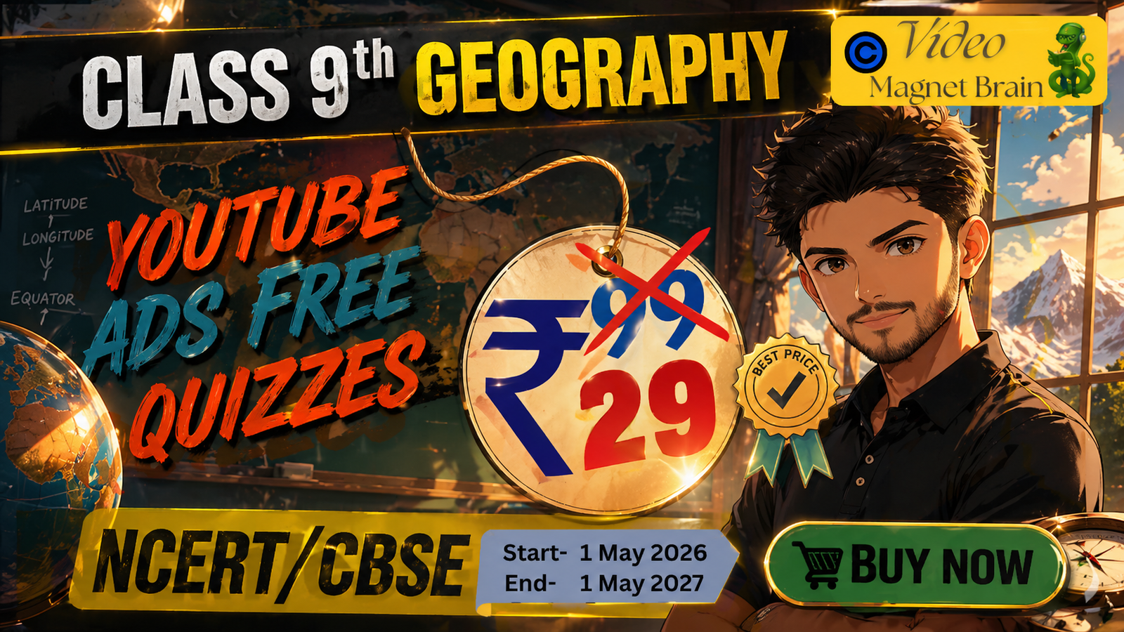 Class 9 Geography | CBSE | Magnet Brain |