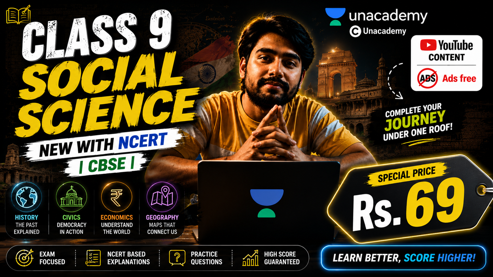 Class 9 | New NCERT | S.sc| CBSE | Unacademy Youtube Ads free Videos